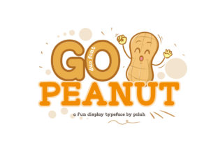 A Calm Review of Go Peanut: A Fun Display Font for Editorial Projects