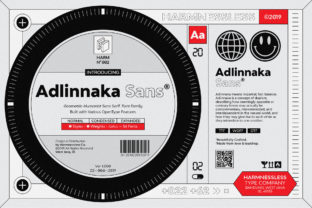 Adlinnaka Family: The Minimal Display Font for Web Design