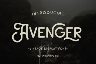 Avenger: A Vintage Display Font for Editorial Mood