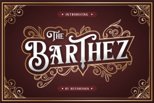 Barthez: A Bold Display Typeface for Editorial Personality
