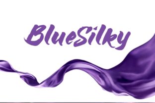 Blue Silky: A Modern Brush Font for Digital Designers