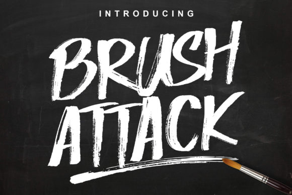 Brush Attack Font: Adding a Handmade Spark to Modern Campaigns