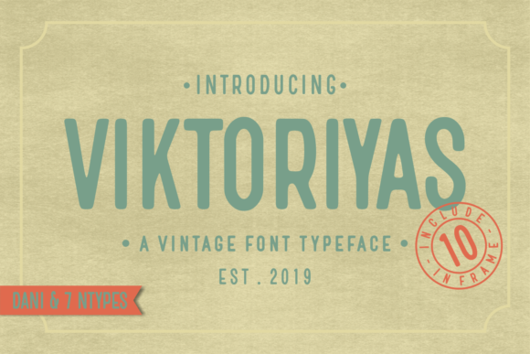 Crafting with Character: The Viktoriyas Display Font