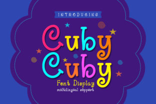Cuby Cuby: A Modern Display Font for Creative Web Design