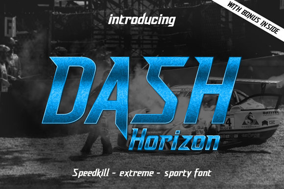 Dash Horizon: A Dynamic Display Font for Digital Design