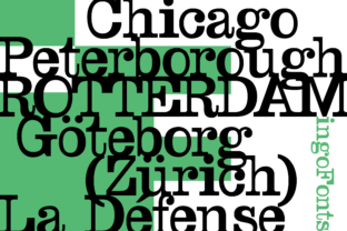 Déformé: A Postmodern Display Font for Modern Marketing
