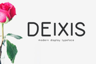 Deixis: A Display Font for Projects That Need a Little Drama