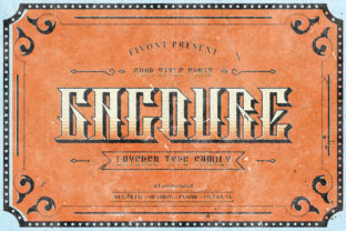 Gacoure Family: A Display Font with Decisive Modern Charm