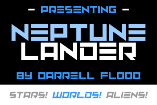 Neptune Lander: The Futuristic Font for Your Handmade Creations