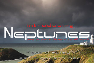 Neptunes: A Modern Display Font for Editorial Mood and Hierarchy