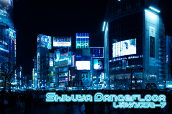 Shibuya Dancefloor Family: A Creative Font for Your Product Labels and Printables