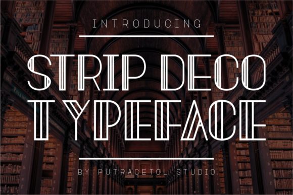 Strip Deco Font: A Modern Brand Upgrade for Small Businesses