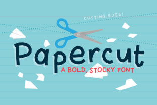 Testing Papercut: A Display Font with Playful Punch