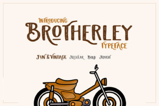 The Brotherley Font: A Vintage Display Typeface with Modern Charm