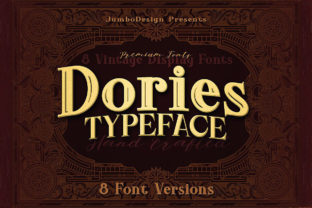 The Dories Family: An Editorial Typography Font for Designers
