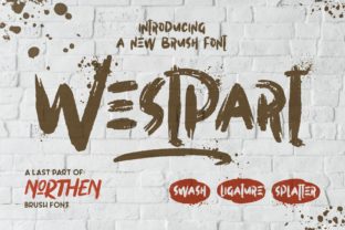 Westpart: A Unique Brush Font for Crafters and Makers
